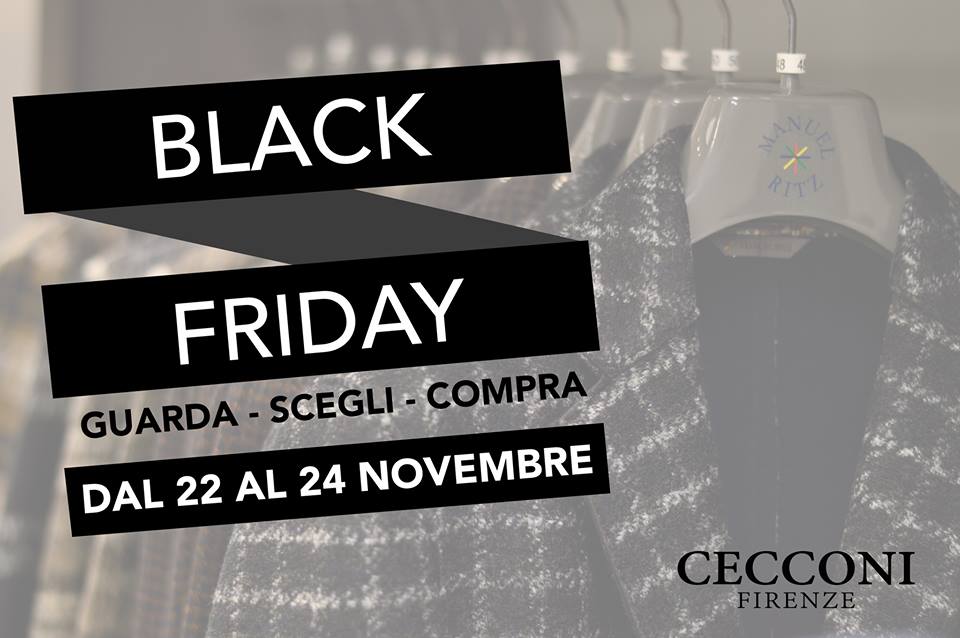 Black Friday 2018 Cecconi Abbigliamento Firenze